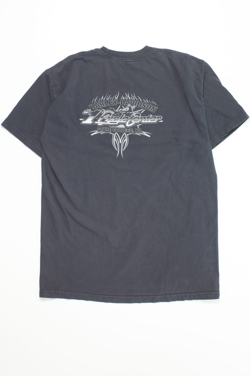 Vintage State College Harley Davidson T-Shirt
