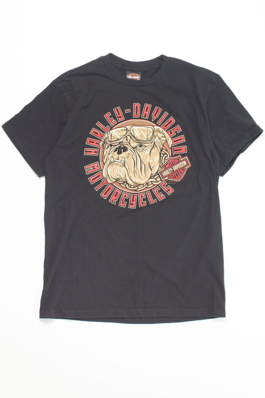 Vintage Bulldog Pocono Mtns Harley Davidson T-Shirt