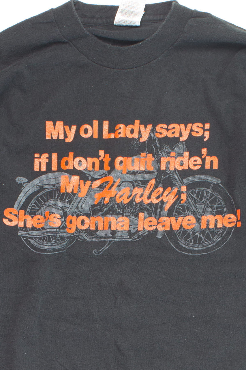 Vintage "My ol Lady" Harley Davidson T-Shirt