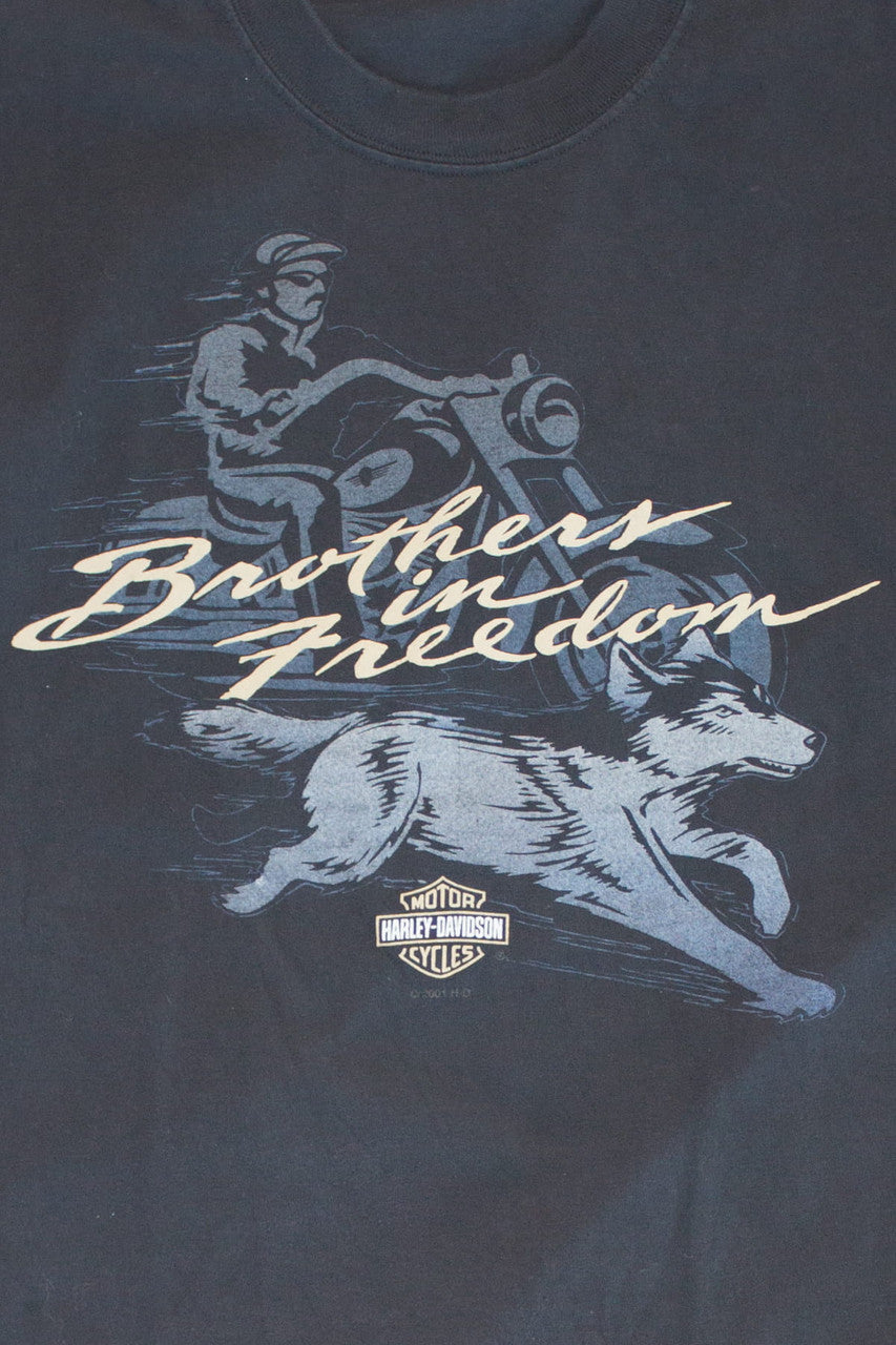 Brothers In Freedom Harley Davidson T-Shirt
