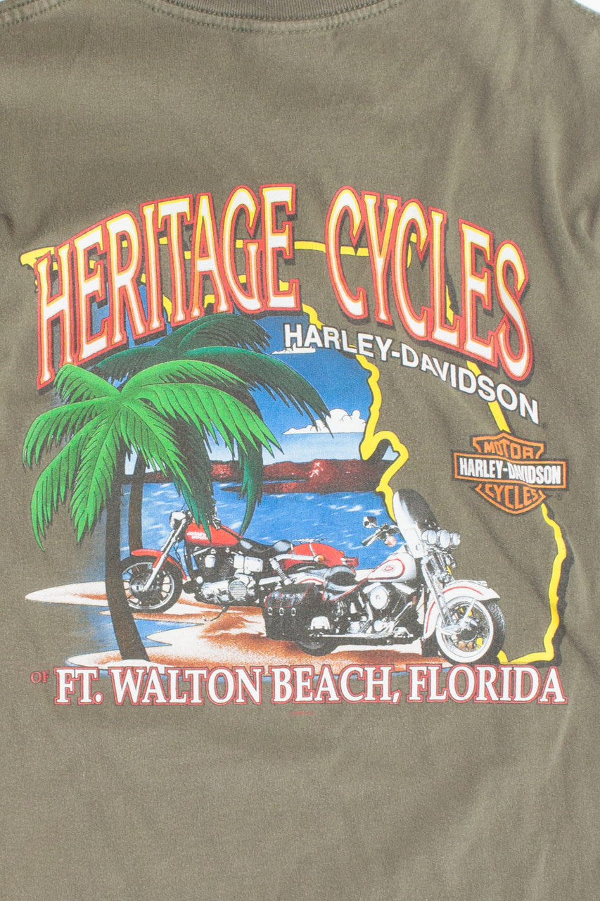 Vintage Heritage Cycles Harley Davidson T-Shirt