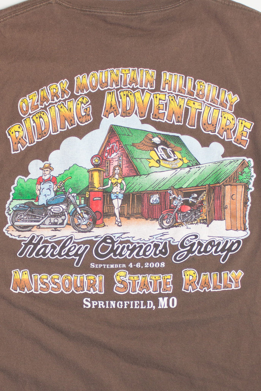 Vintage Missouri State Rally Harley Davidson T-Shirt