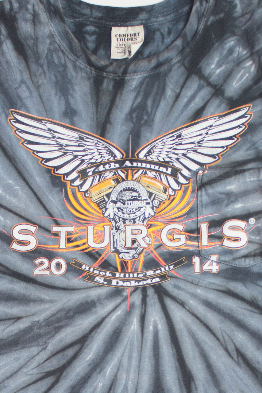 Tie Dye 2014 Sturgis Harley Davidson T-Shirt