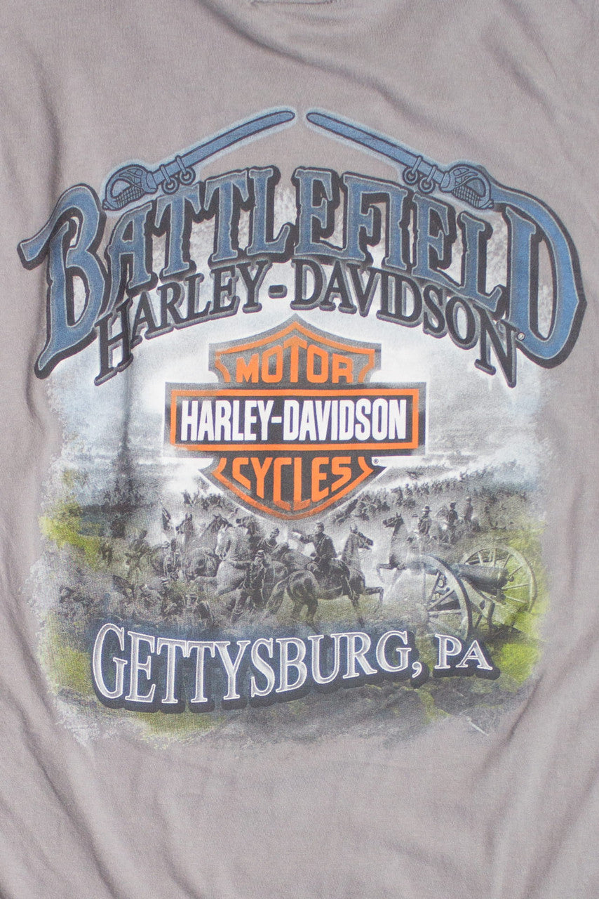 Vintage Battlefield Harley Davidson T-Shirt