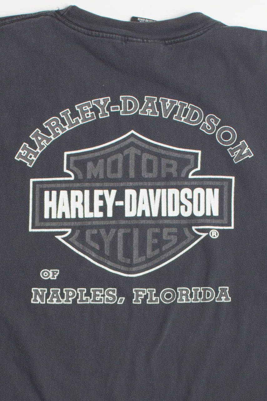 Vintage Naples Harley Davidson T-Shirt 1