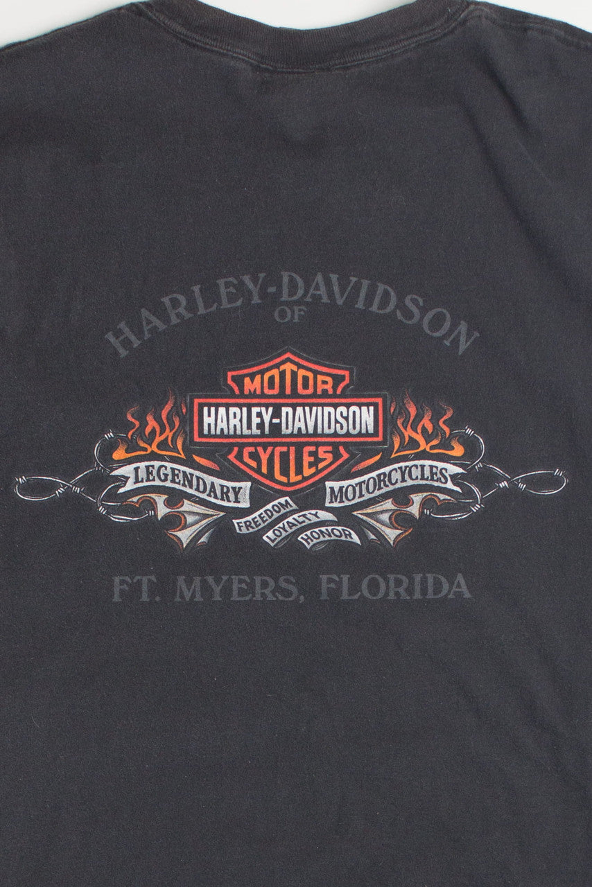 Fort Meyers Wolf Harley Davidson T-Shirt