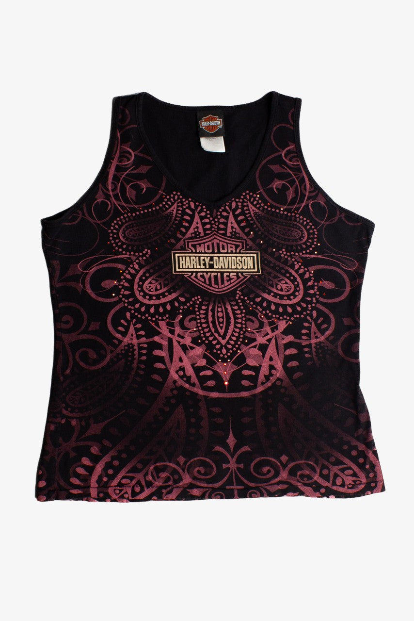 Vintage Harley Davidson Bandana Tribal Tank Top (1990s)670