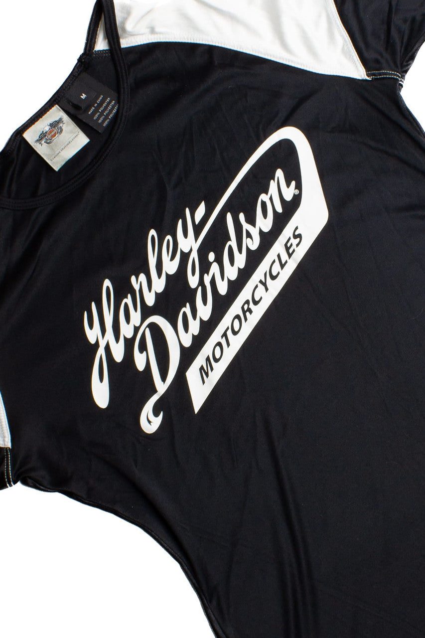 Y2k Womens Harley Davidson Jersey T-Shirt (2000s) 688