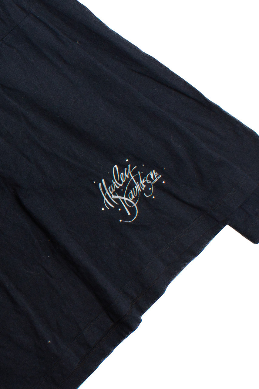 Vintage Womens Harley Davidson Long Sleeve T-Shirt 691