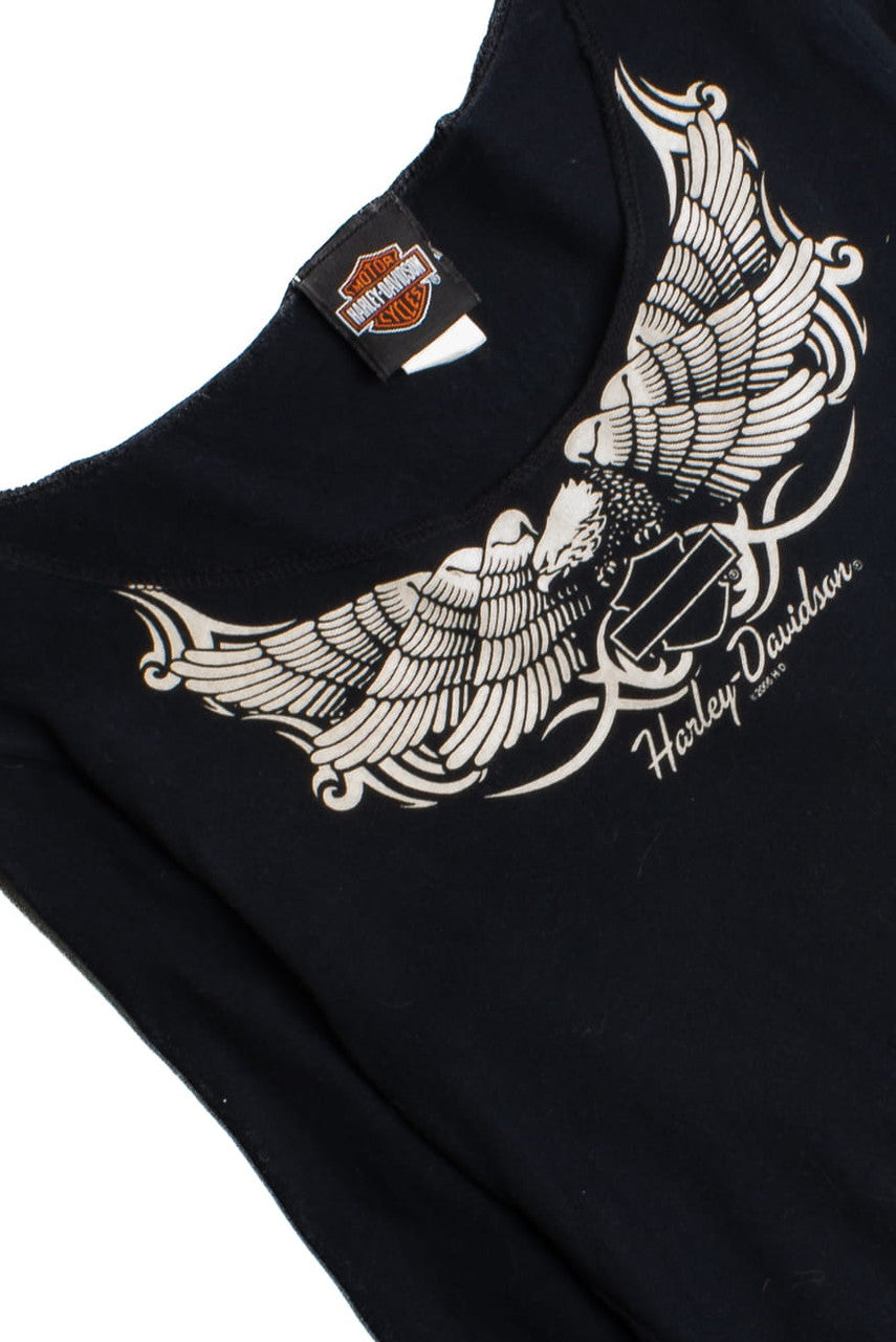Vintage Harley Davidson Womens Longsleeve 712