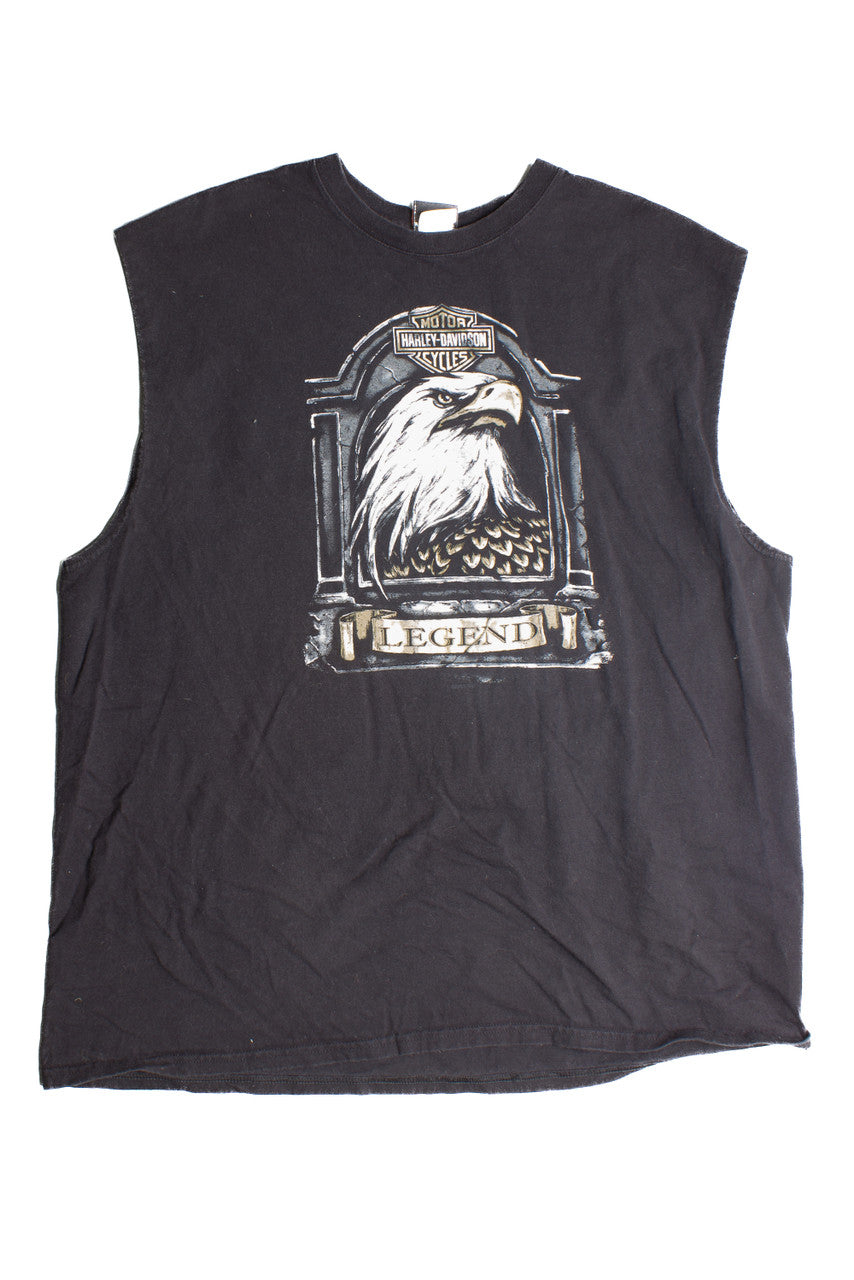 Harley Davidson Sleeveless T-Shirt (2010s) 755