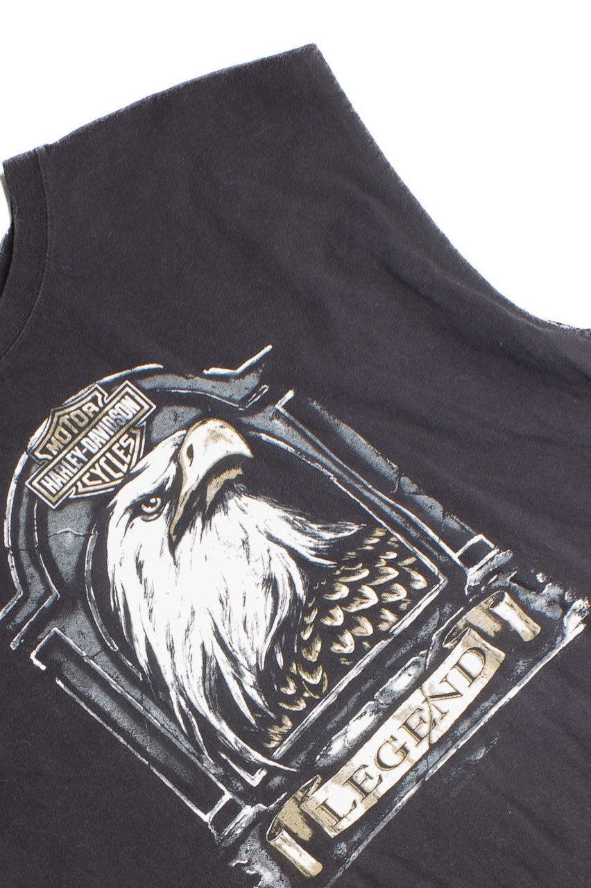Harley Davidson Sleeveless T-Shirt (2010s) 755