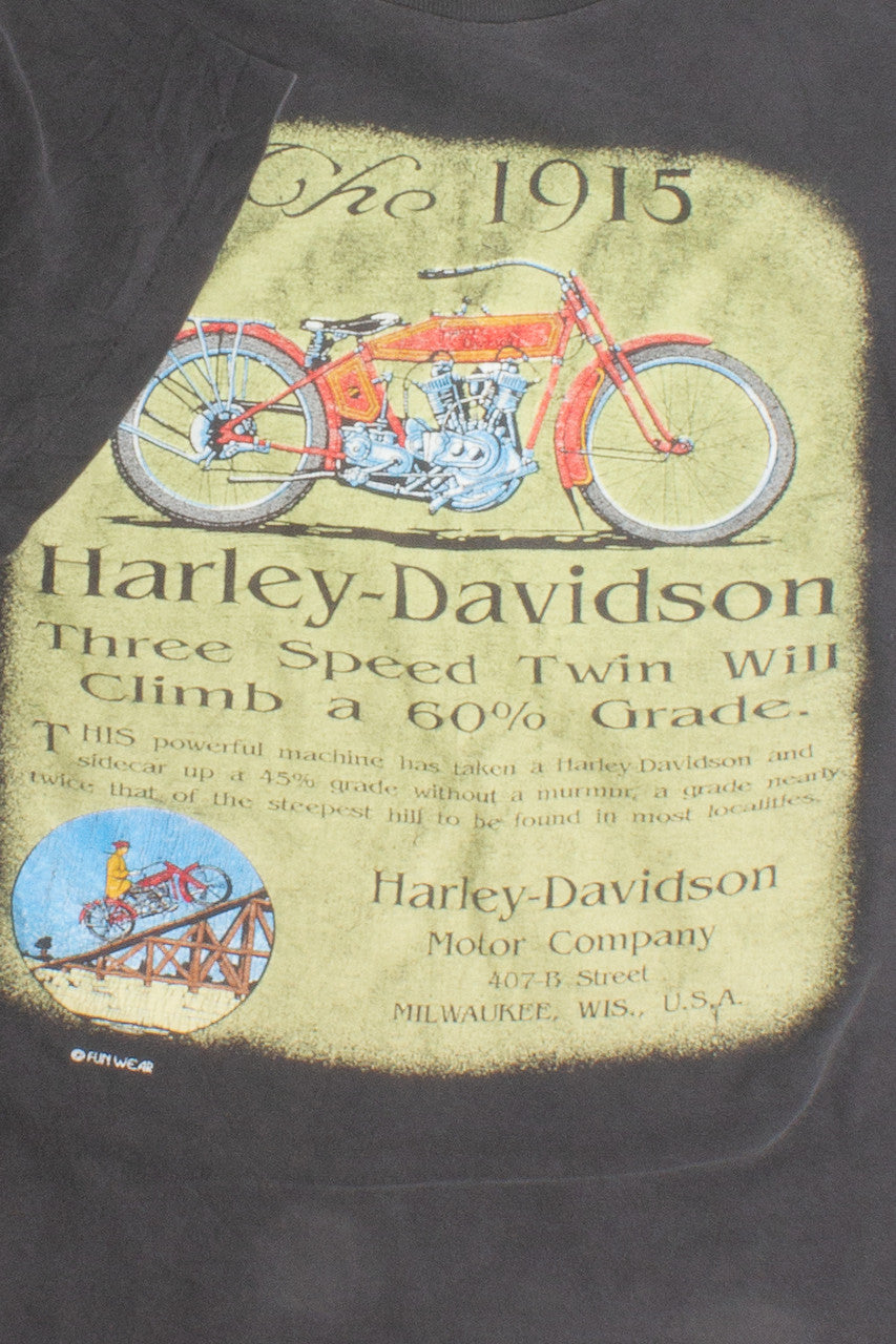 Vintage Single Stitch Harley Davidson T-Shirt (1990s) 761