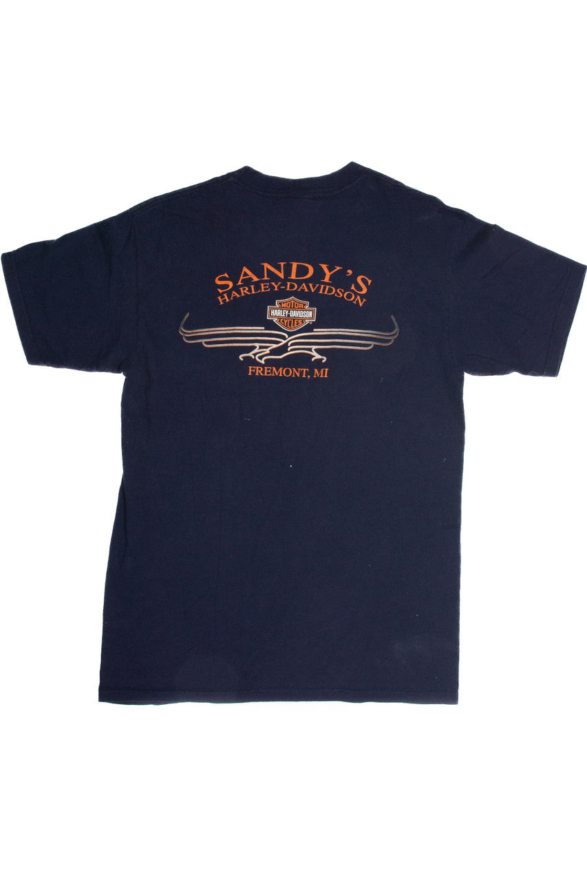 Recycled Harley Davidson Fremont 100 Years T-Shirt