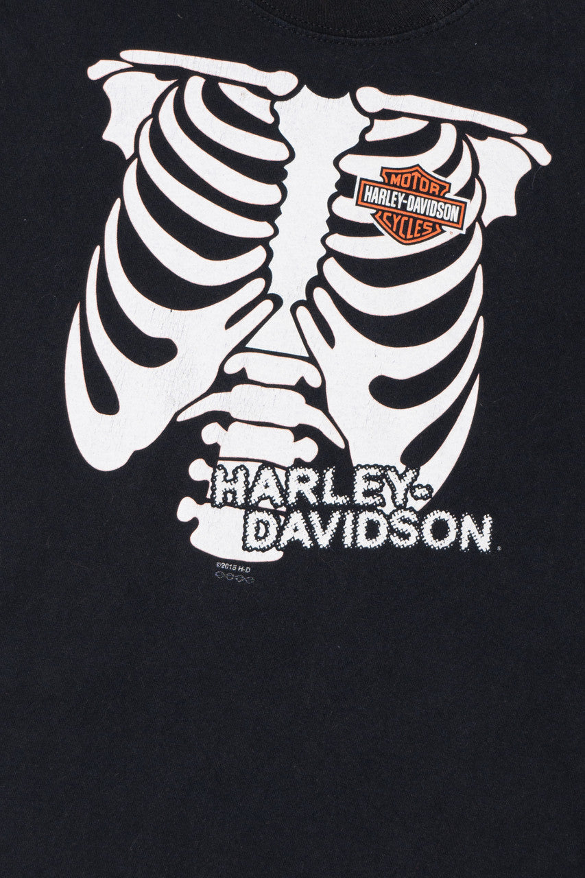 Harley Davidson Skeleton Long Sleeve T-Shirt
