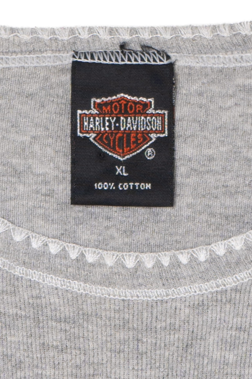 Vintage 2002 Harley Davidson Embroidered Edge T-Shirt 790