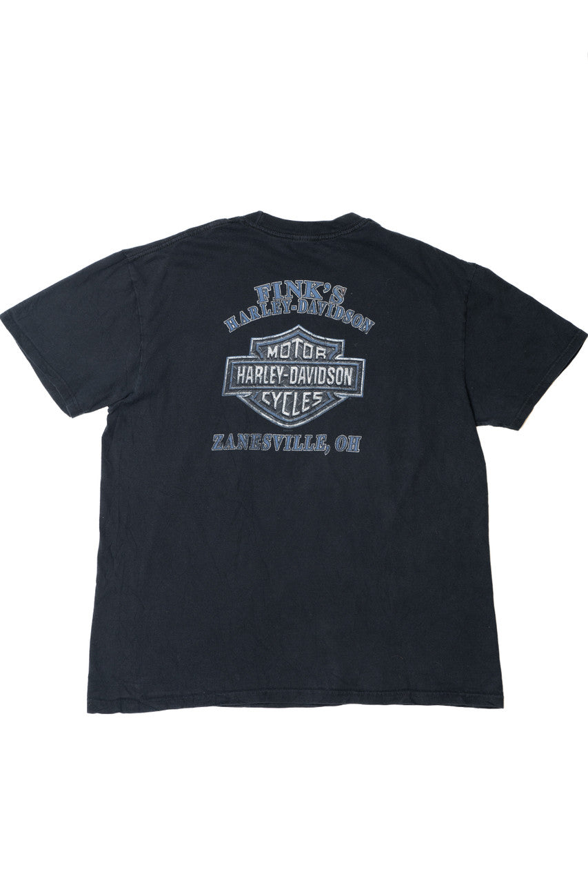 Harley Davidson Motorcycles Halloween Vampire T-Shirt