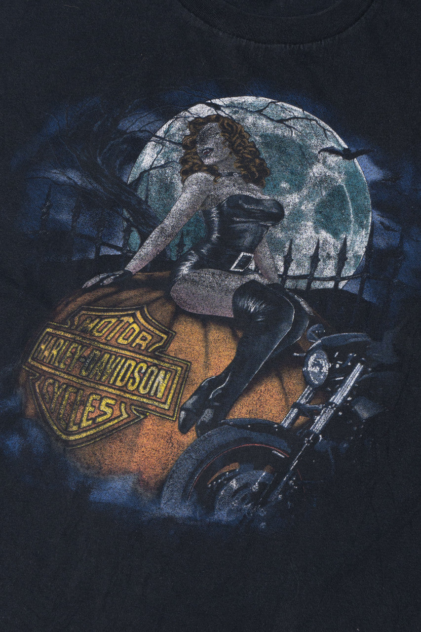 Harley Davidson Motorcycles Halloween Vampire T-Shirt