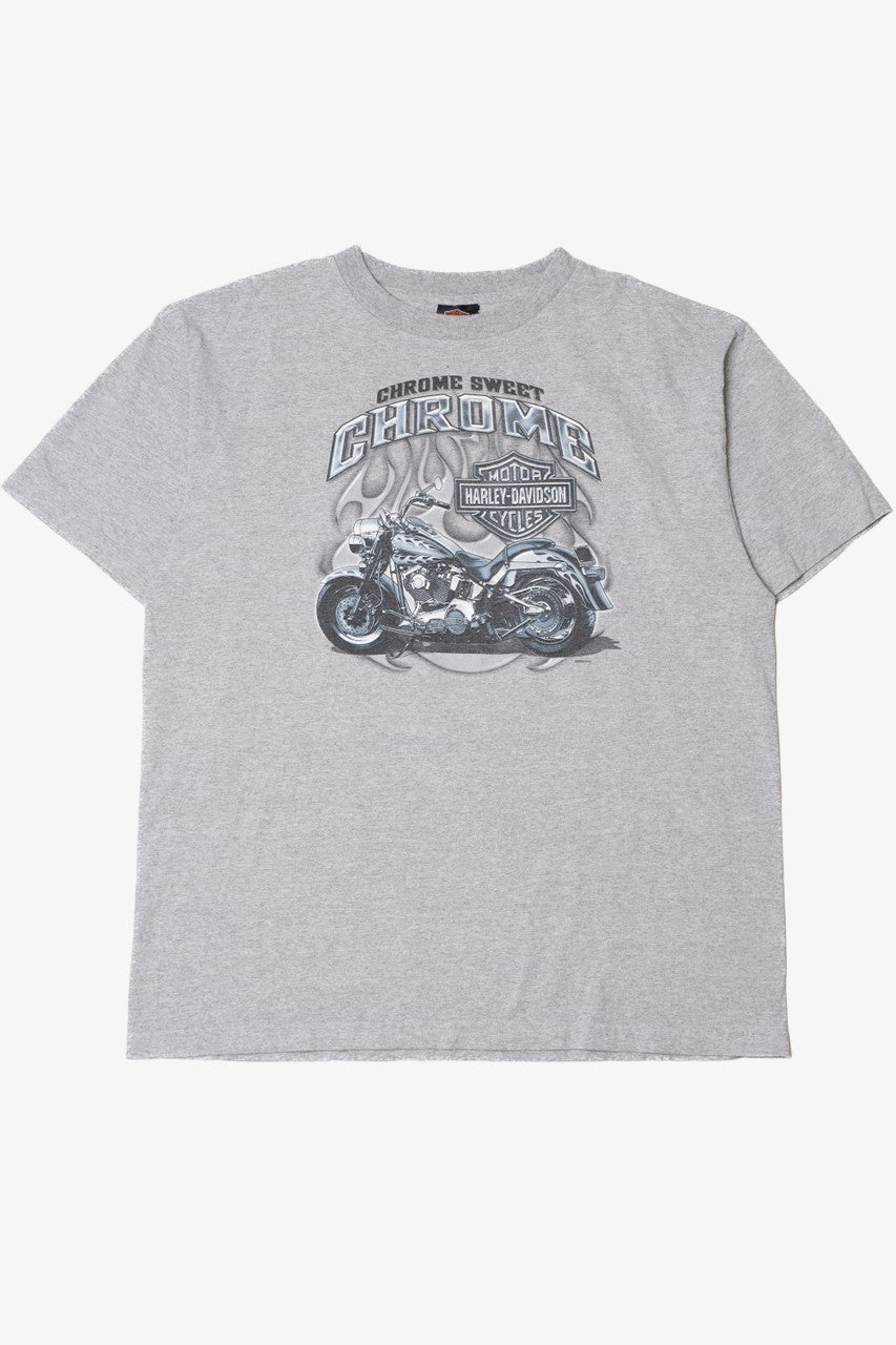 "Chrome Sweet Chrome" Harley Davidson Poconos Eagle T-Shirt