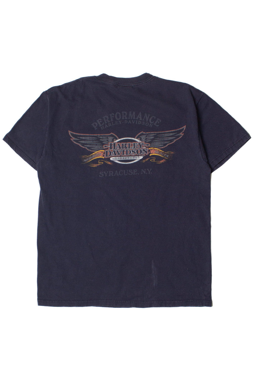 Syracuse New York Harley Davidson T-Shirt (2008)