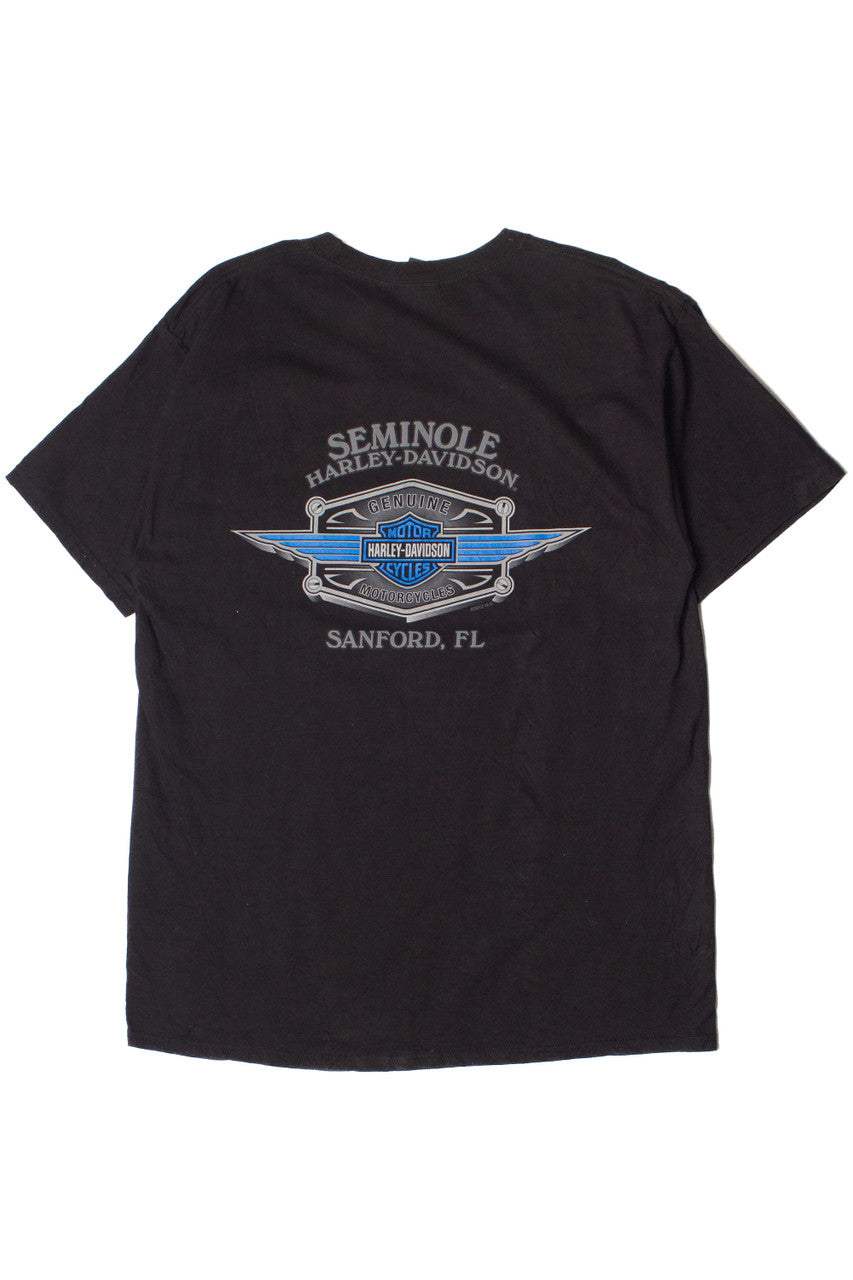 Seminole Sanford Florida Harley Davidson T-Shirt (2012)