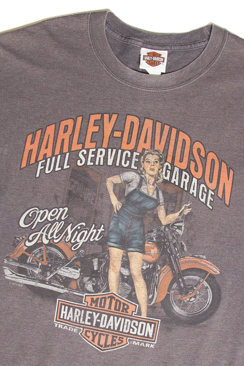 Recycled Harley Davidson Full Service Garage Grand Canyon T-Shirt
