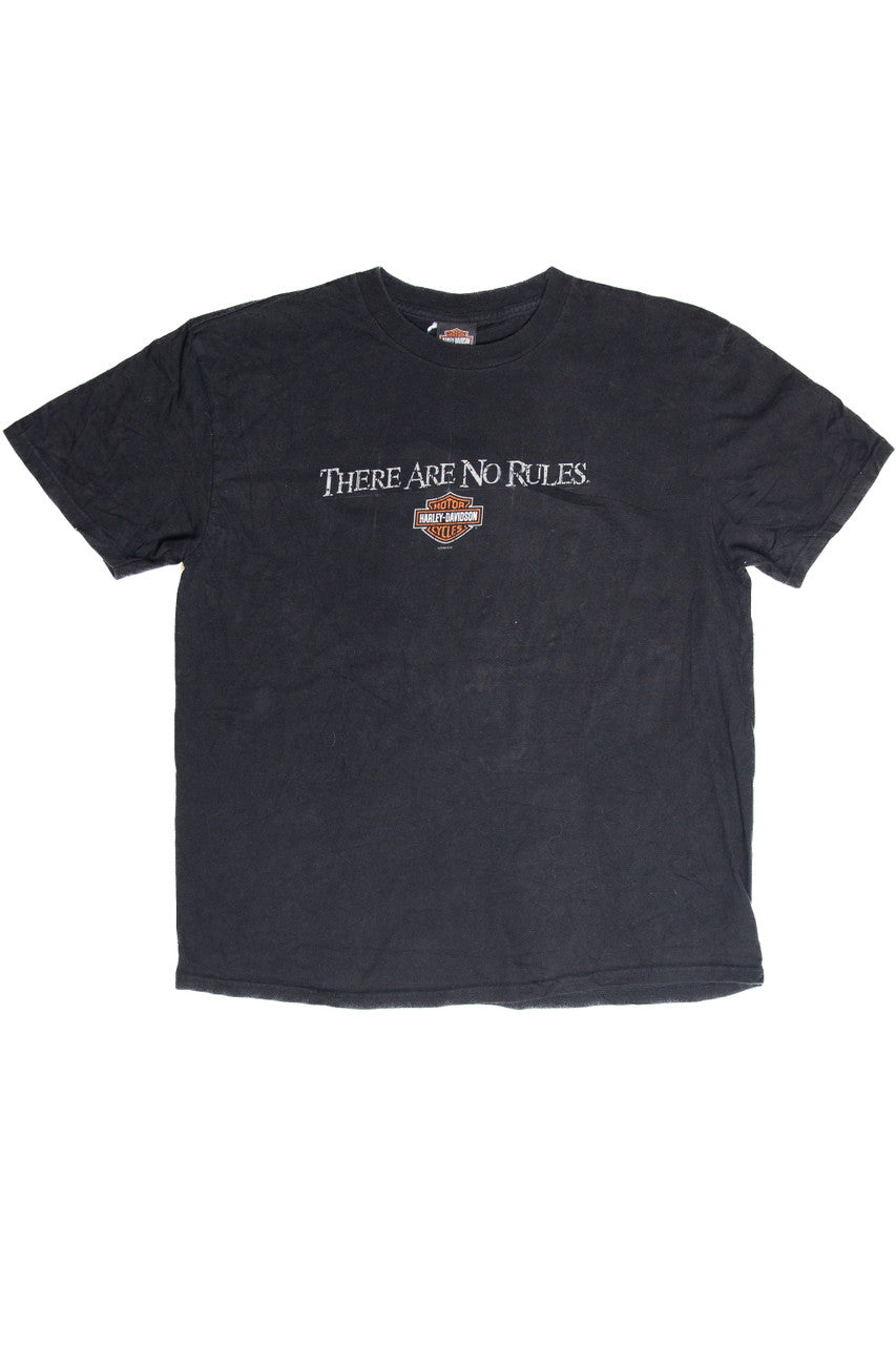 Recycled Harley Davidson No Rules Manchester NH T-Shirt