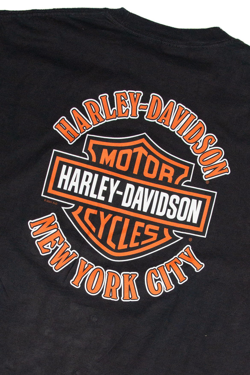 Recycled New York City Harley Davidson T-Shirt