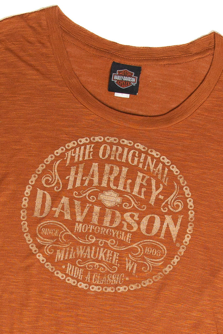 Recycled Wisconsin Harley Davidson T-Shirt