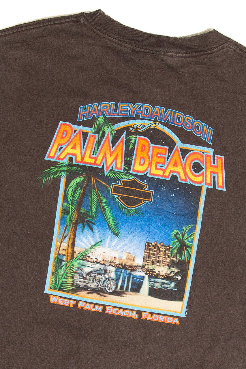 Recycled West Palm Beach Harley Davidson T-Shirt