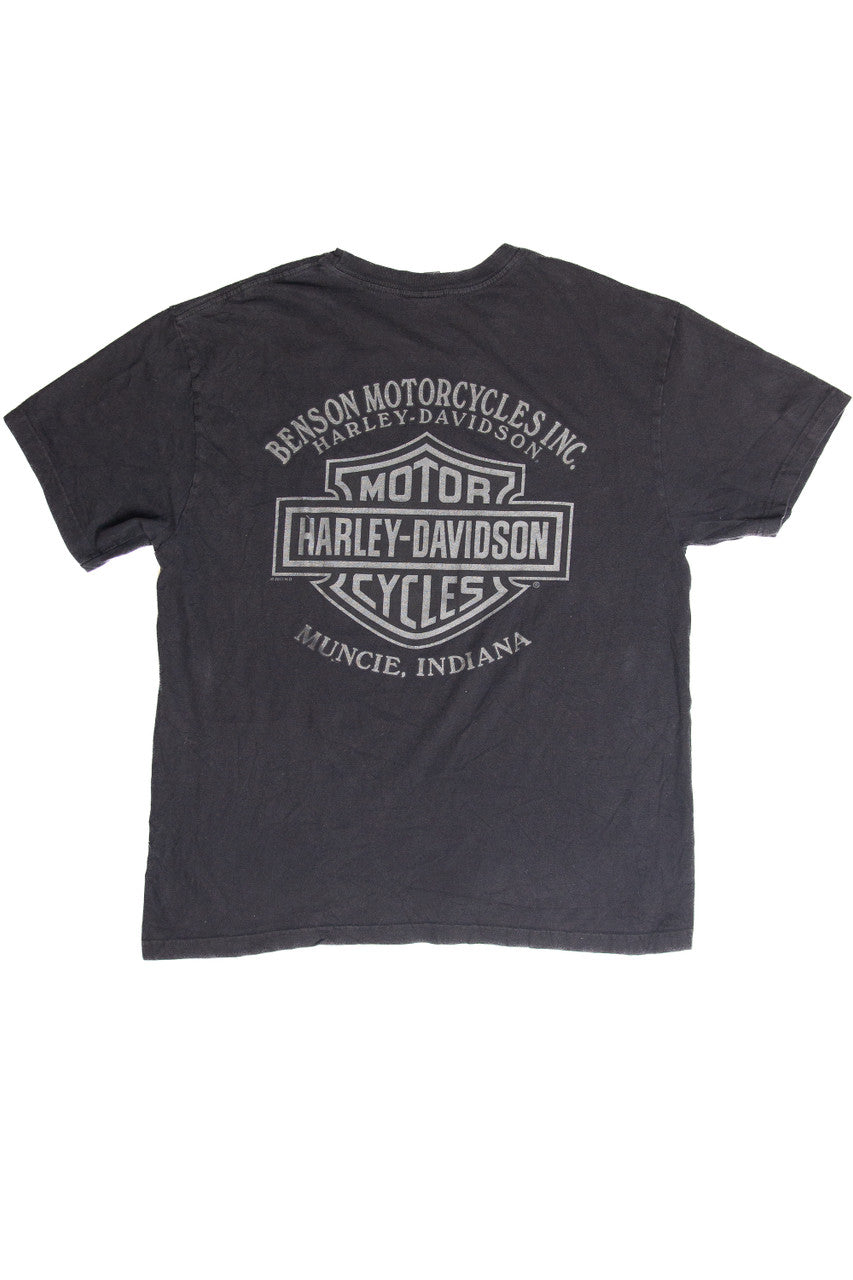 Recycled Muncie Indiana Harley Davidson T-Shirt
