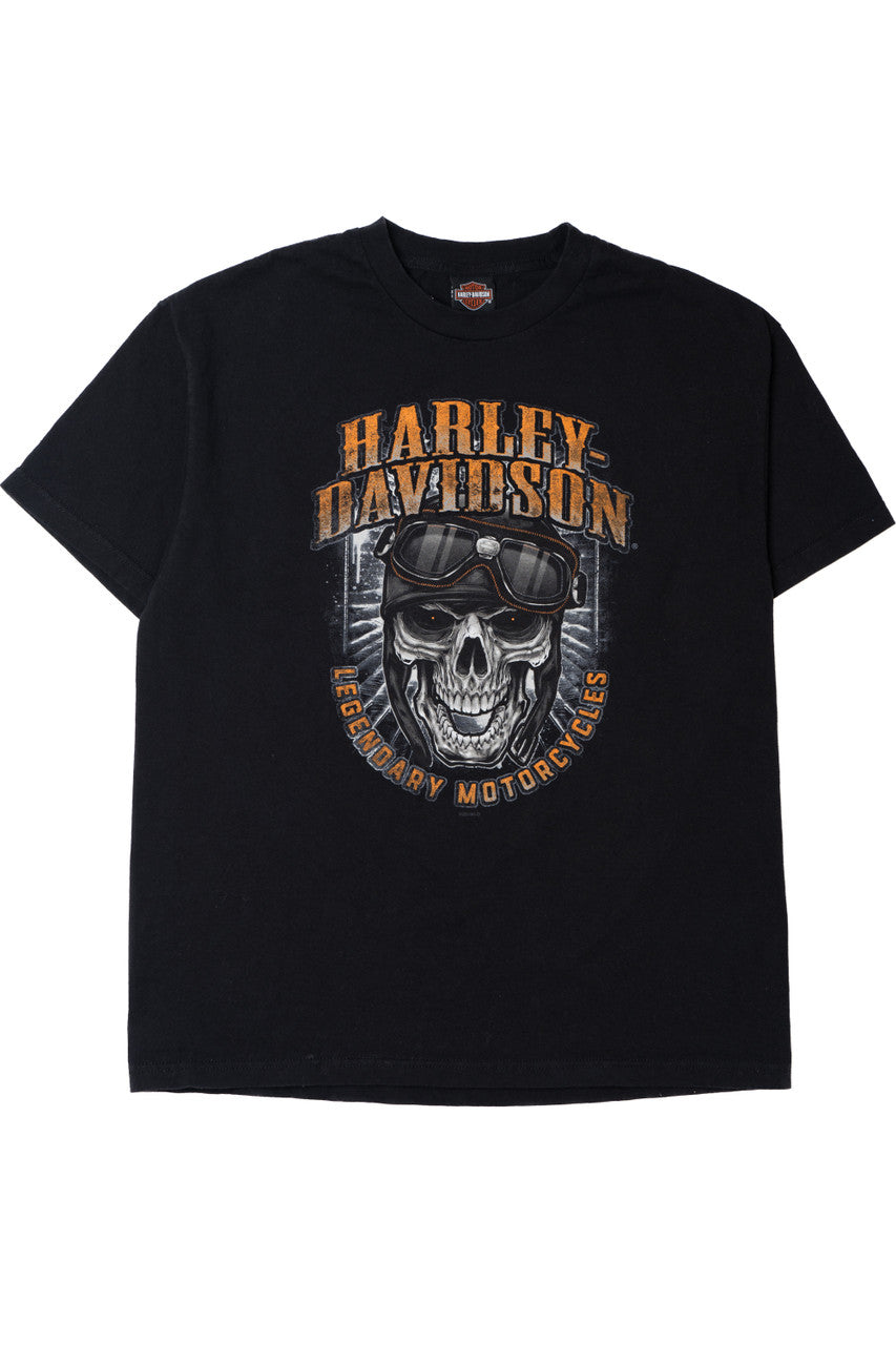 Harley Davidson Grand Cayman Skull & Iguana T-Shirt