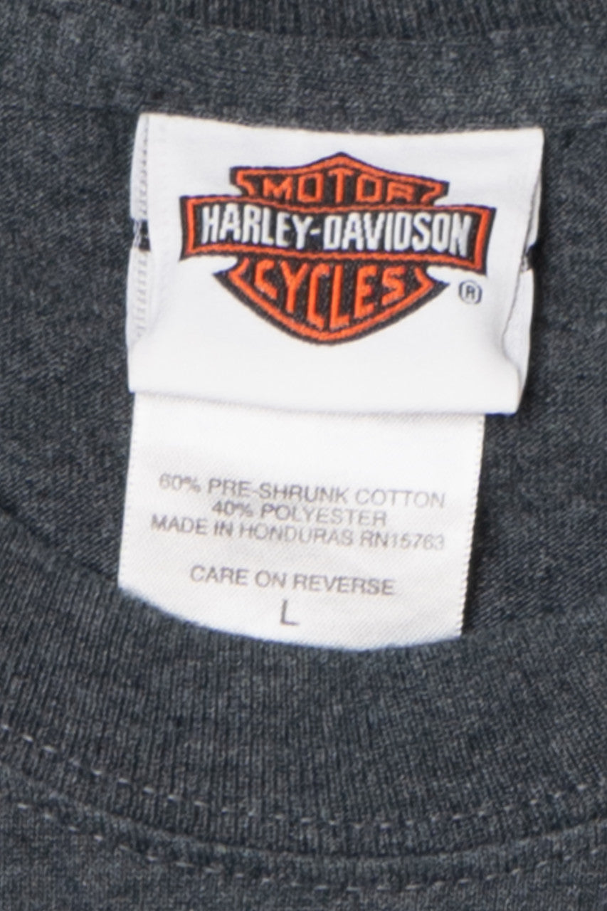 Harley Davidson Clinton, Iowa Sleeveless Tank Top T-Shirt