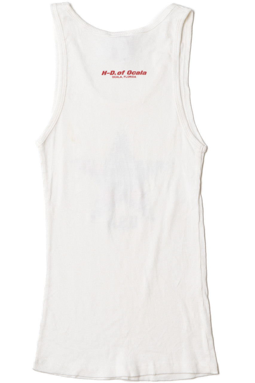 Harley Davidson "USA" Americana Star Ribbed Tank Top