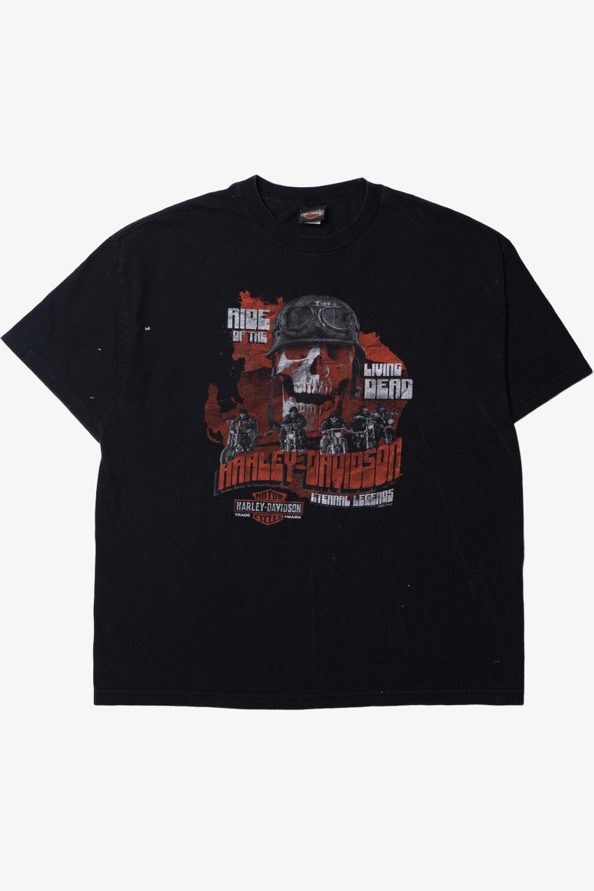 Harley Davidson "Ride Of The Living Dead" Skull T-Shirt