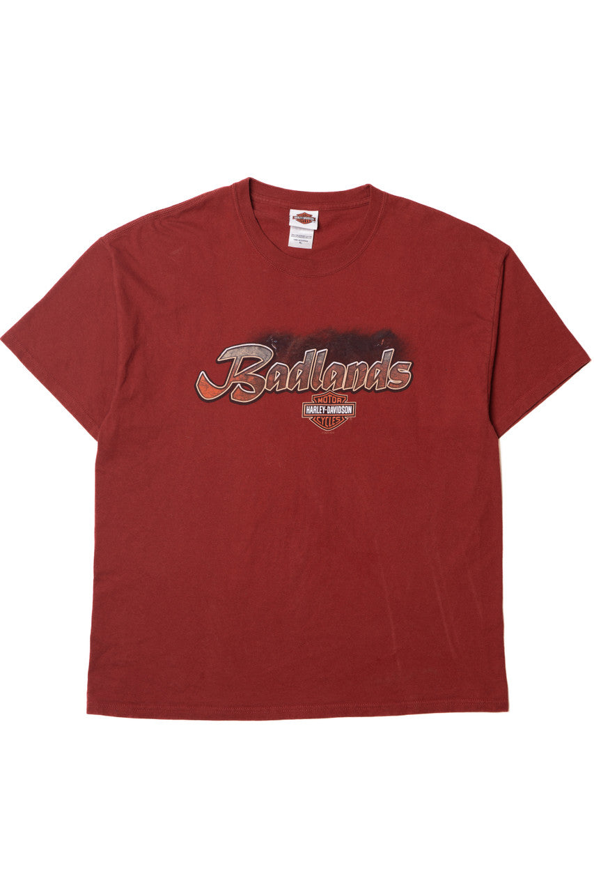 Harley Davidson "Badlands" Scenic Night Sky T-Shirt