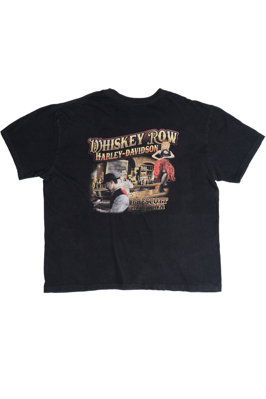 "Born To Ride Land Of The Free" Skull Harley Davidson T-Shirt
