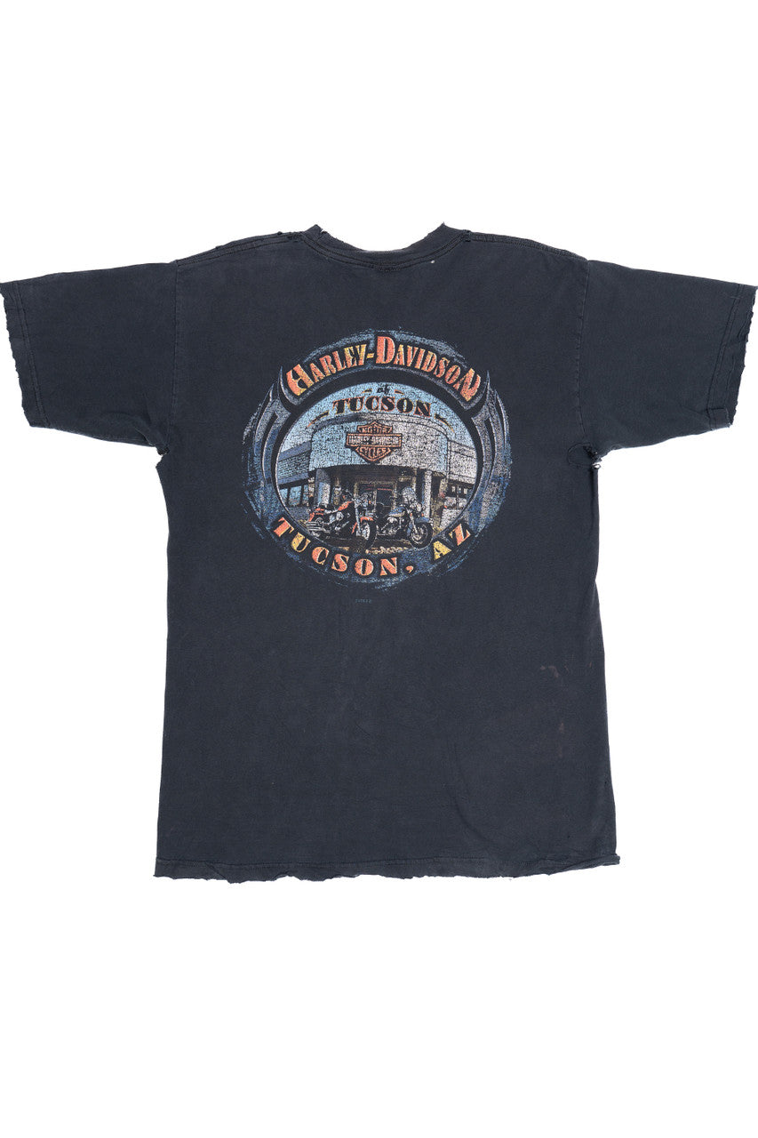 Thrashed Harley Davidson "Tuscon, AZ" T-Shirt