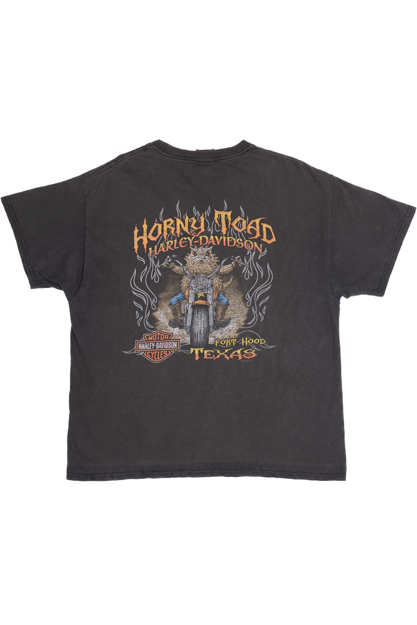 "Horny Toad" Fort Hood Texas Harley Davidson T-Shirt