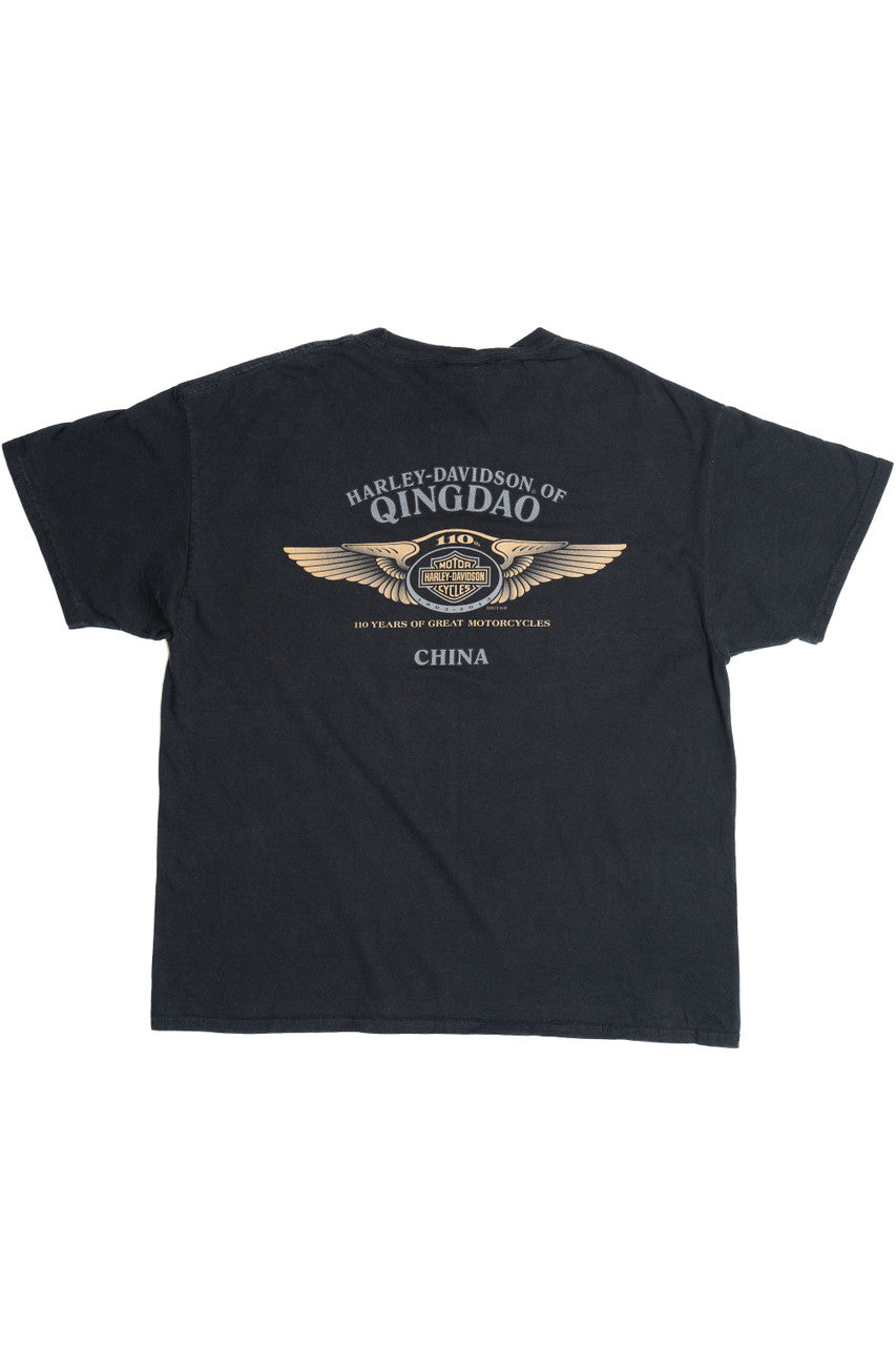 Harley Davidson "Qingdao China" 110 Year Anniversary T-Shirt