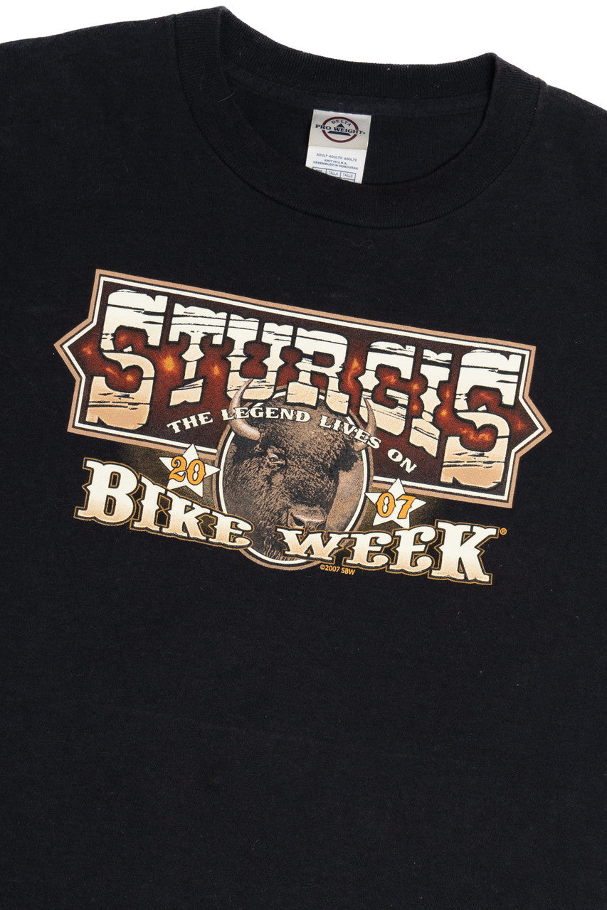 Harley Davidson "Sturgis Bike Week 2007" T-Shirt (2000s)