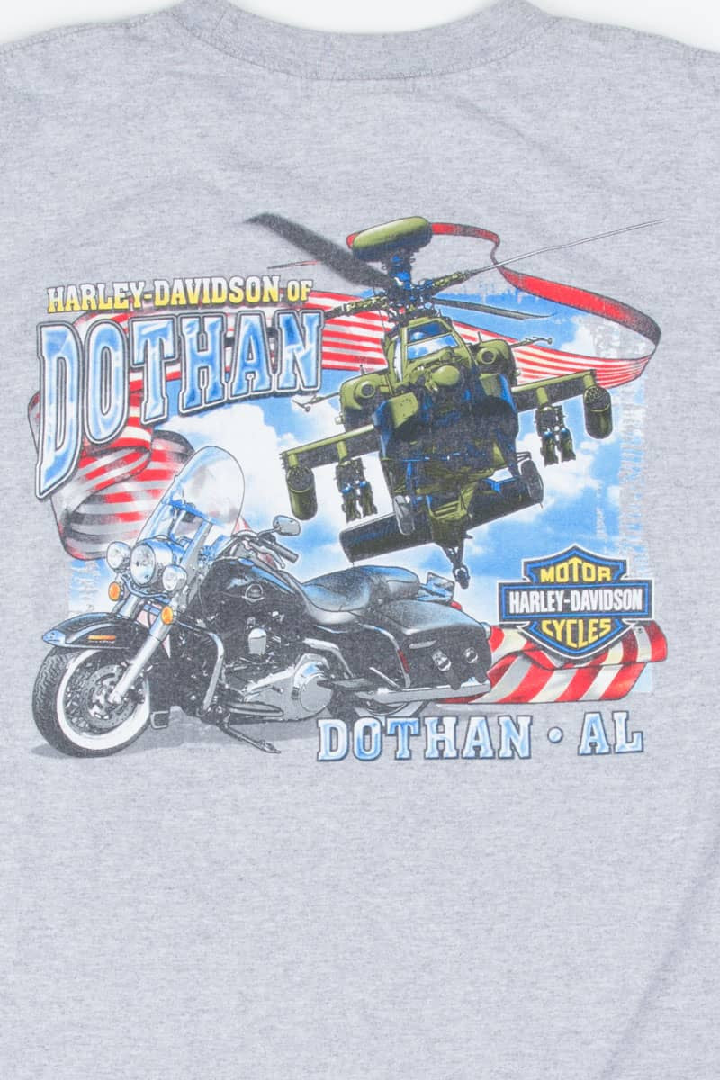 Military Helicopter Harley-Davidson T-shirt