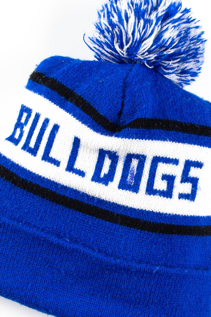 Bulldogs Pom Pom Vintage Beanie