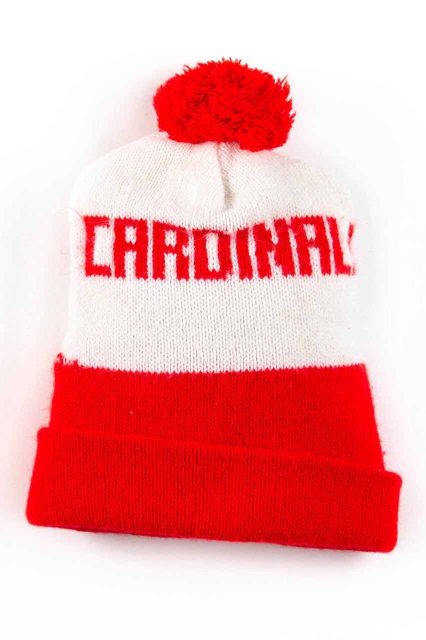 Cardinals Journals Pom Pom Vintage Beanie