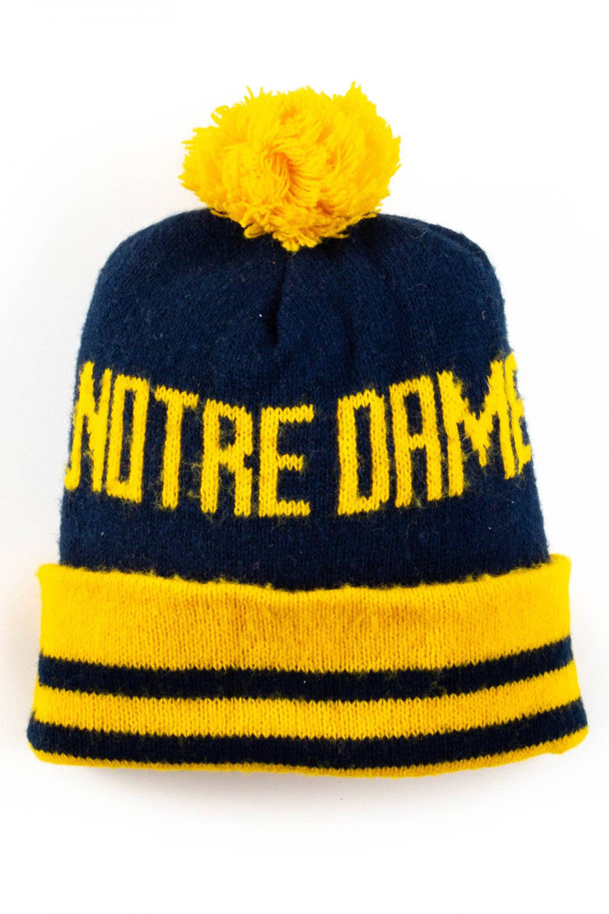 Notre Dame Irish Pom Pom Beanie