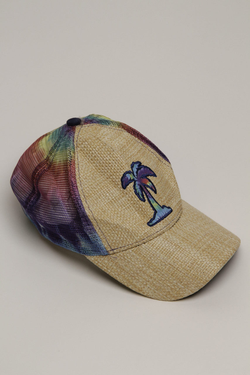 Rainbow Palm Tree Snapback Cap