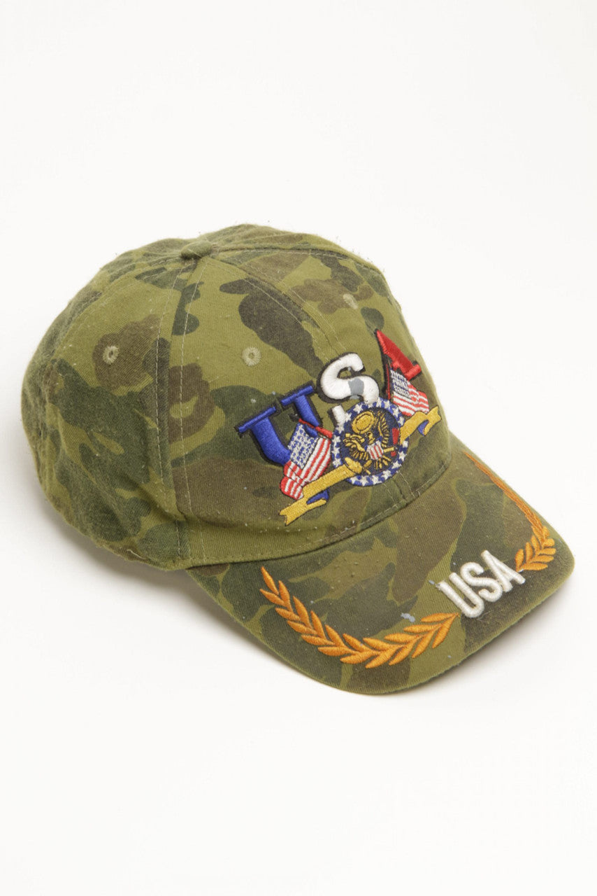 Camo USA Velcro Ball Cap