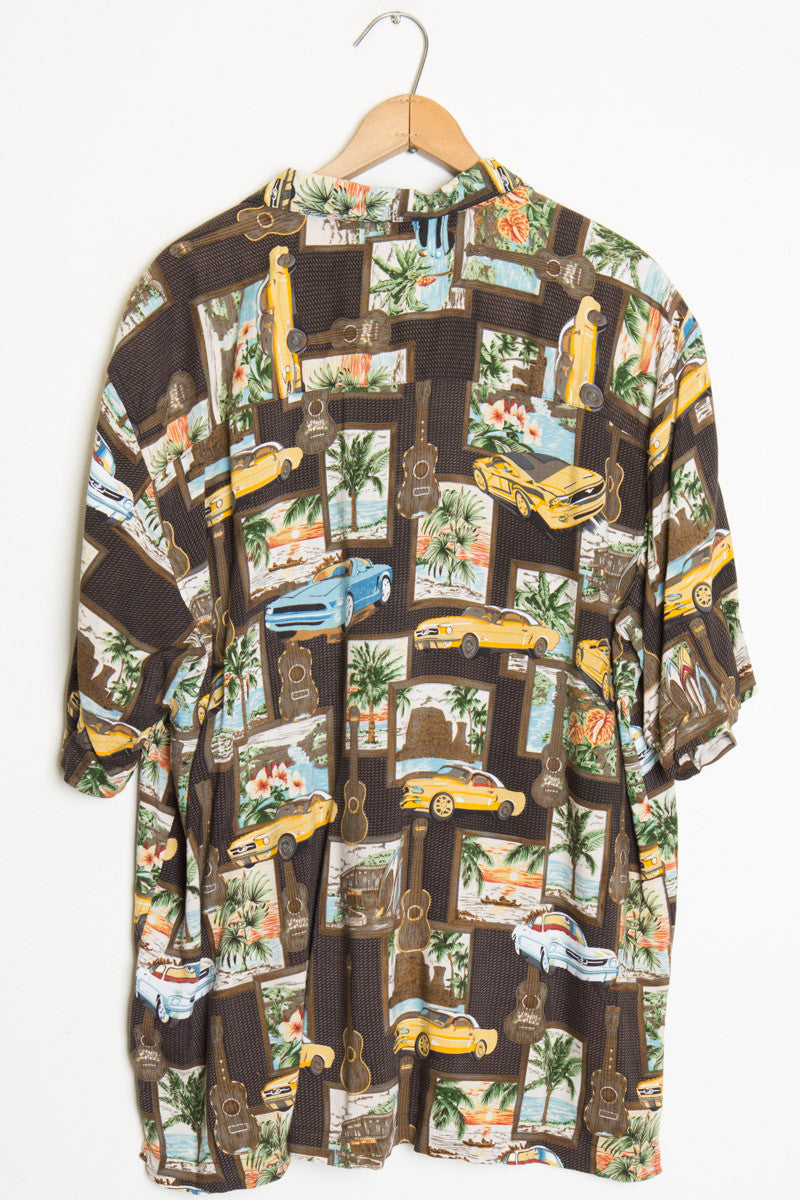 Classic Car Vintage Hawaiian Shirt