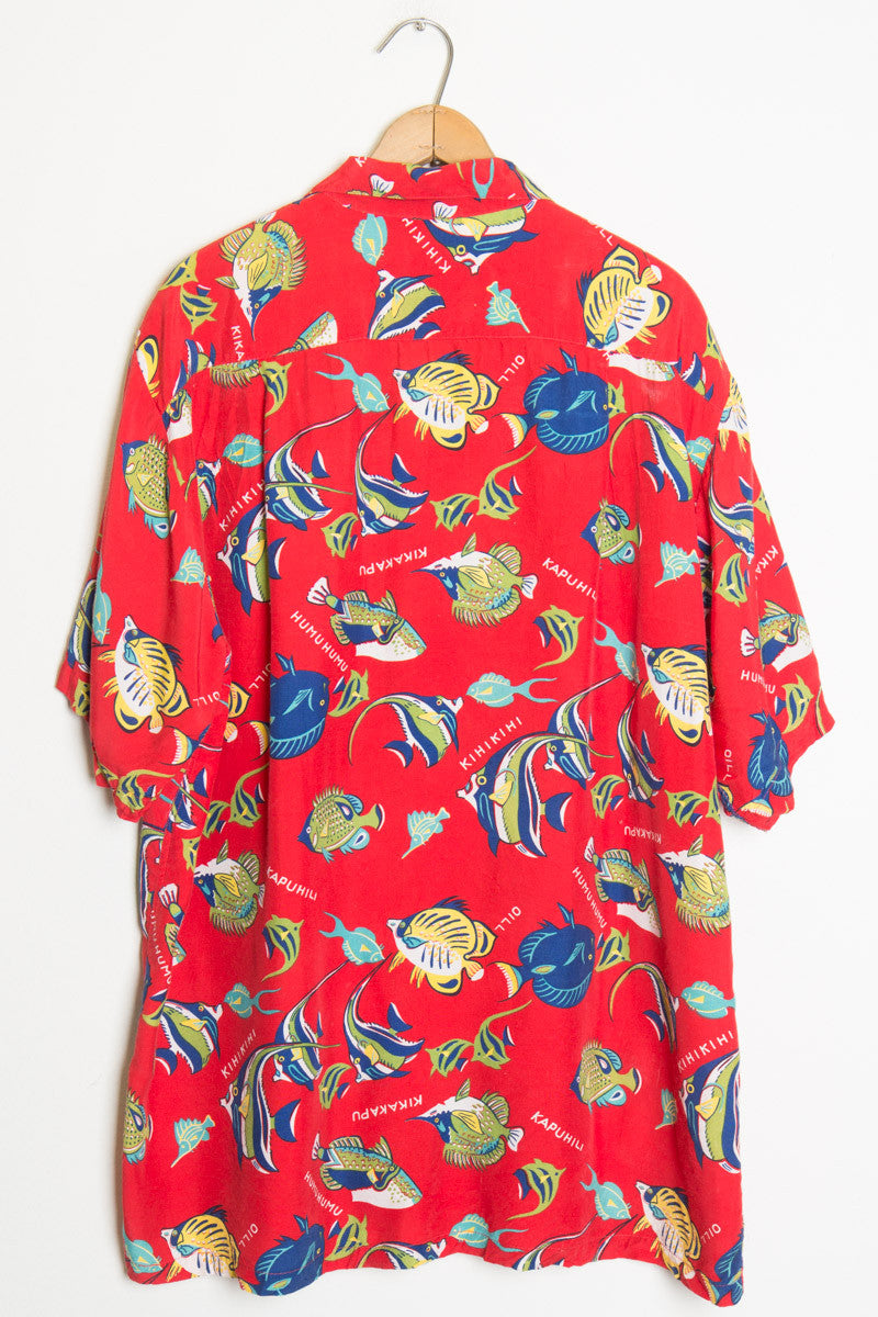Vintage Tropical Fish Vintage Hawaiian Shirt