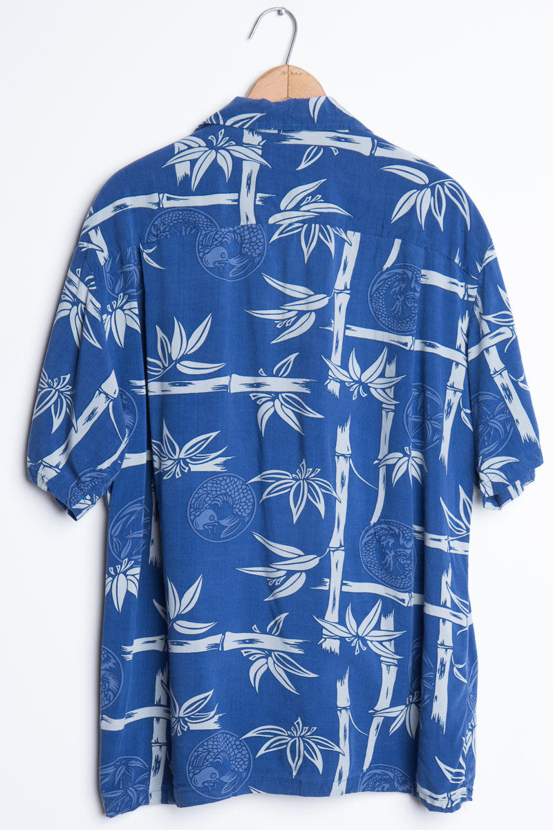 Blue Bamboo Vintage Hawaiian